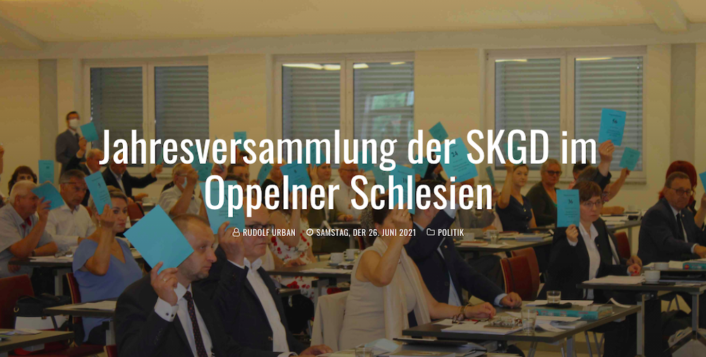 Zur Jahresversammlung der Sozial-Kulturellen Gesellschaft der Deutschen im Oppelner Schlesien kamen 95 der insgesamt 150 Delegierten. Zur Jahresversammlung der Sozial-Kulturellen Gesellschaft der Deutschen im Oppelner Schlesien kamen 95 der insgesamt 150 Delegierten.